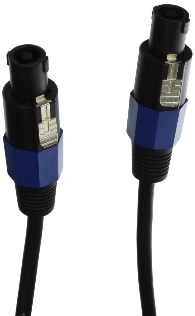 Alt view image 2 of 7 - Pro Audio Cord Connector to Male Speakon Connection 30 ft 12 Gauge Black Heavy Duty Professional Speaker Cable Wire-Delivers Sound- PPSS30, USB