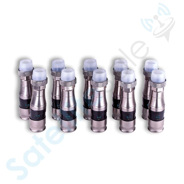 Alt view image 5 of 6 - Indoor/Outdoor Coaxial F-Type Fittings Weather-Seal Connectors for RG-11 Coax Cables Pack of 25 Pcs