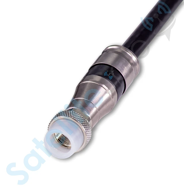 Alt view image 4 of 6 - Indoor/Outdoor Coaxial F-Type Fittings Weather-Seal Connectors for RG-11 Coax Cables Pack of 25 Pcs
