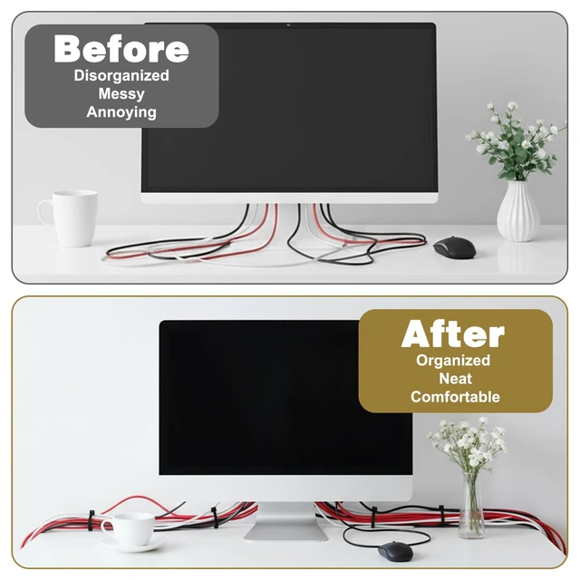 Alt view image 7 of 7 - 6000 PCS 4 Inch Zip Ties Black, 18lbs Tensile Strength, Small Cable Ties for Indoor & Outdoor Use, Nylon Wire Tie Bulk