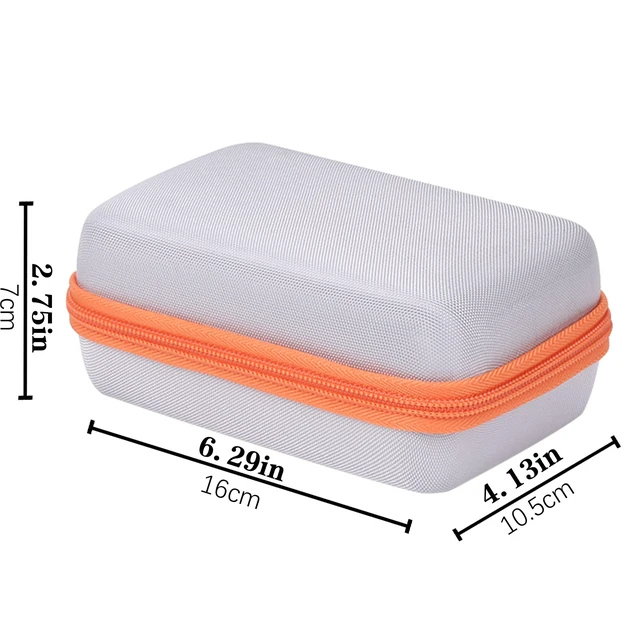 Alt view image 7 of 7 - Hard Case for Yoto Mini Kids Audio Music Player - Holds up to 36 EVA case construction, Water-resistant design, Impact-resistant design, Case only
