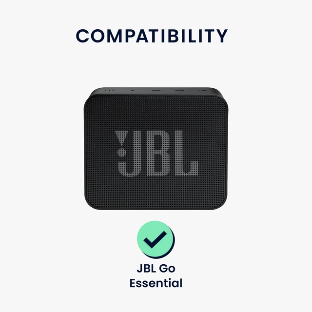 Alt view image 2 of 7 - Silicone Case for JBL Go Essential Case - Protective Cover for Mini Speaker - Sleeve Skin in Black