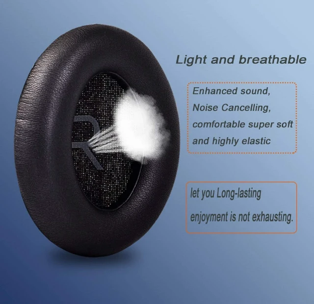 Alt view image 4 of 6 - Replacement Ear Pads for Bose 700 Headphones - NC700 Ear Pads Cushion Memory Foam Cushion Tips, Noise Cancelling, Soft & Comfortable, Black