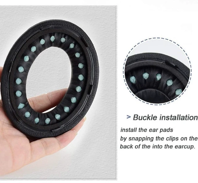 Alt view image 5 of 6 - Replacement Ear Pads for Bose 700 Headphones - NC700 Ear Pads Cushion Memory Foam Cushion Tips, Noise Cancelling, Soft & Comfortable, Black