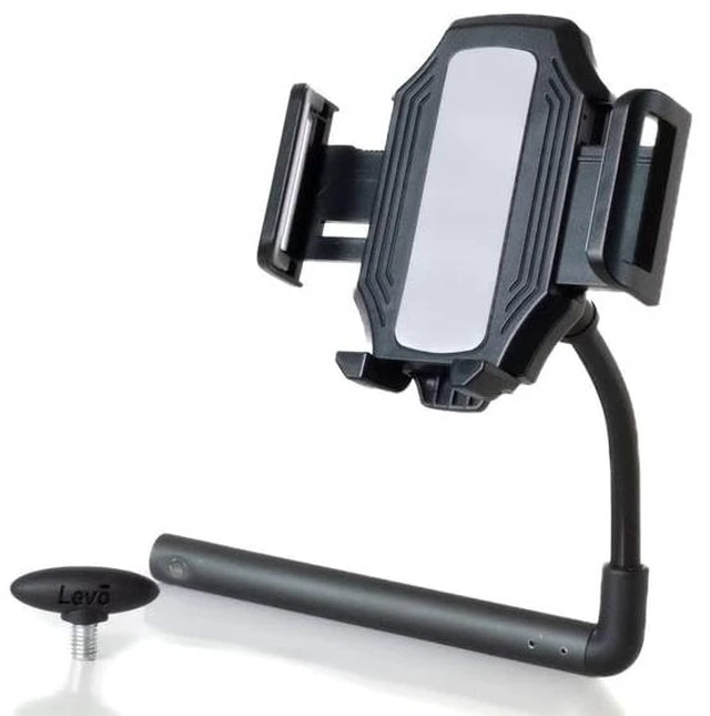Main image of Phone Holder Exclusively for Laptop Workstation Stands, Black Only compatible with SKU 33761 and LP33801NWT