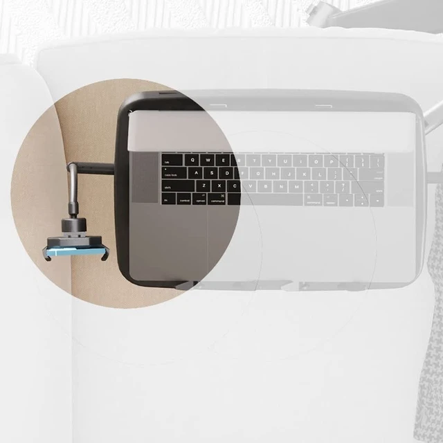 Alt view image 5 of 5 - Phone Holder Exclusively for Laptop Workstation Stands, Black Only compatible with SKU 33761 and LP33801NWT