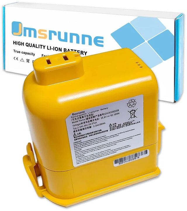 Main image of EAC63382204 Replacement Battery for LG CordZero A9 A929KVM A927KGMS A927KVMS A908VMR A958 A958SA A958SK A9S A9M A9 Plus A9K-CORE A9K EAC63382208