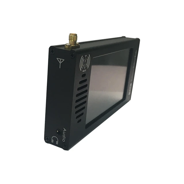 Alt view image 3 of 5 - Full-Bands DSP SDR Radio Receiver 4.3 IPS Screen FM/AM/LSB/USB/CW, 192kHz Spectrum Rechargeable 5000mAh Rechargeable Battery Aluminum Alloy Shell Nice Sound