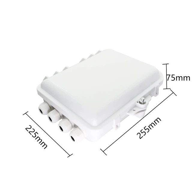 Alt view image 7 of 7 - 12 Core FTTH Fiber Distribution Box - 12 Port Fiber Distribution Box, Suitable for Indoor or Outdoor Use