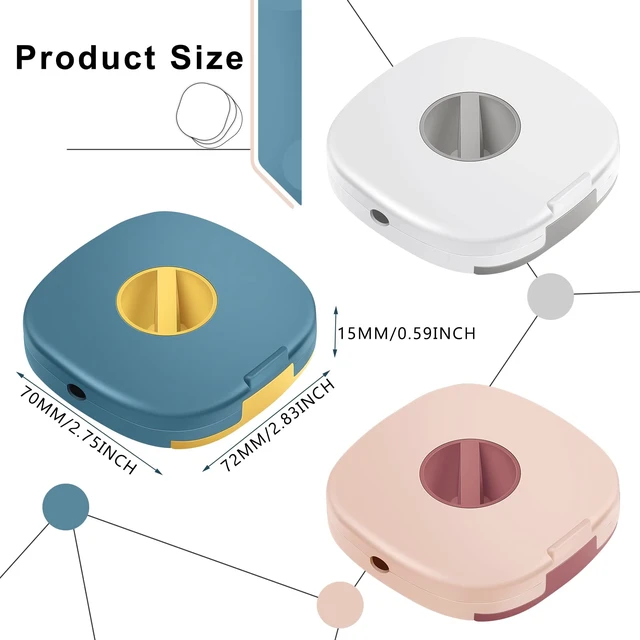 Alt view image 2 of 7 - 9 Pieces Retractable Cable Management Charging Cord Organizer Phone Holder Retractable Cable Reels Small Case for USB Headset Cord Mouse Wire Charger(Multi Color)