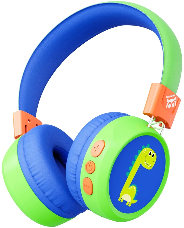 Main image of Kids Bluetooth Headphones with mic, 74/85dB Limited, 60H Playtime Fast charging, Bluetooth 5.4, foldable over-ear, AUX for iPad, tablet, airplane, Wireless headphones for kids, Flare Series