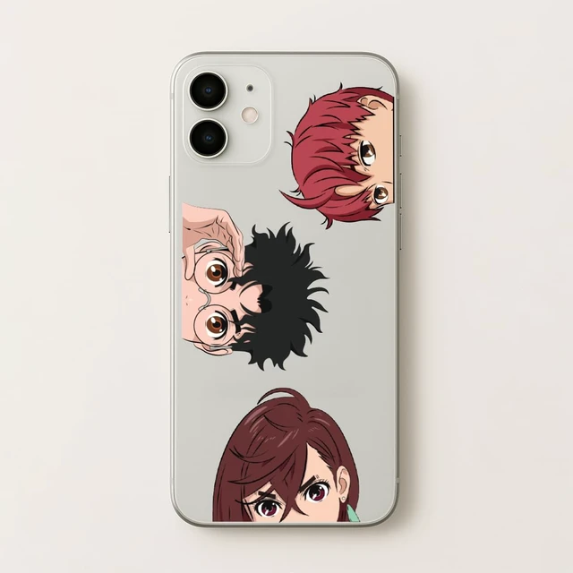 Alt view image 2 of 7 - Anime Dan Pack 6 mini Stickers Peeker Anime Manga Decal Stickers, Ideal for Cars, Laptop, Skateboard, Wall Décor, UV Resistant 2'' x 1.5''