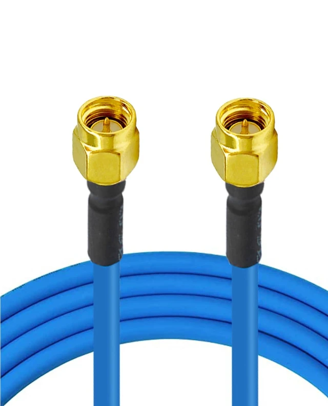 Alt view image 5 of 5 - 2PCS SMA Male to SMA Male RF Coaxial Cable SMA RF Coax Pigtail Cable 3.3ft/1m RG405 SMA Male 50 Ohm Low Loss Extension Cable