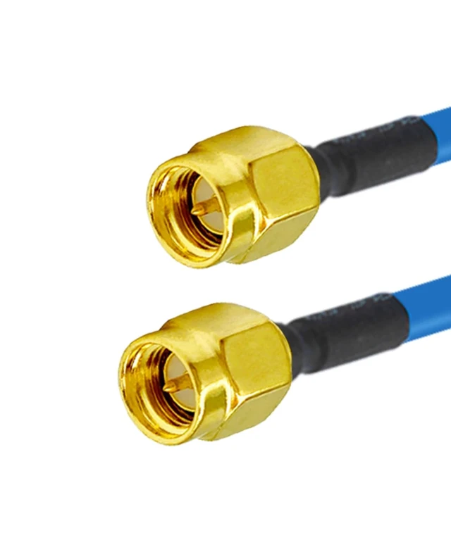 Alt view image 4 of 5 - 2PCS SMA Male to SMA Male RF Coaxial Cable SMA RF Coax Pigtail Cable 3.3ft/1m RG405 SMA Male 50 Ohm Low Loss Extension Cable