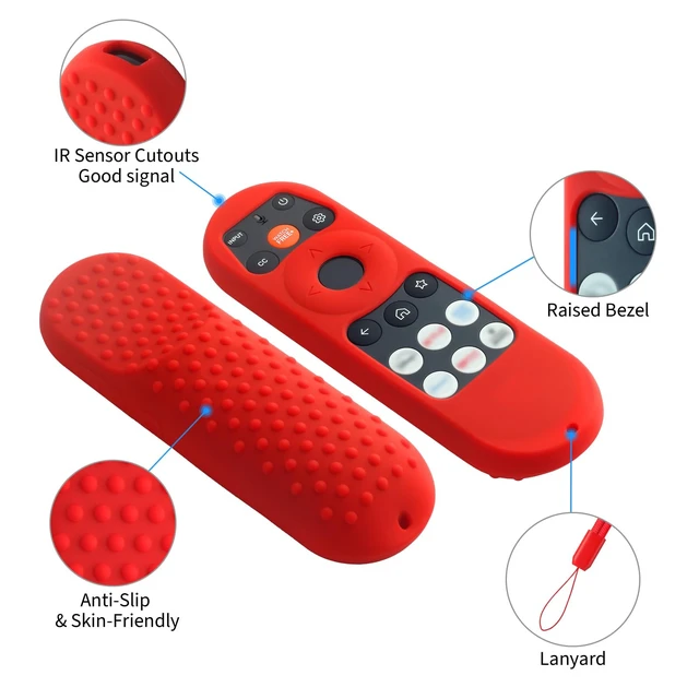 Alt view image 2 of 7 - ONN Vizio Remote Cover Compatible with Xrt290 Xrt181 Xrt290 Wrt290 Xrt29x,Silicone Protective Case for Vizo Tv Remote,Anti-Slip with Lanyard (2, Pink+Mint)