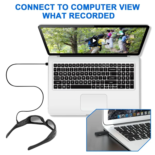 Alt view image 5 of 7 - Camera Sunglasses HD 1080P Video Glasses Bluetooth Recording Glasses Camera UV Protection Polarized Lens Sport Action Cam with Earphones for Travel, Cycling, Driving and Other Outdoor Sports