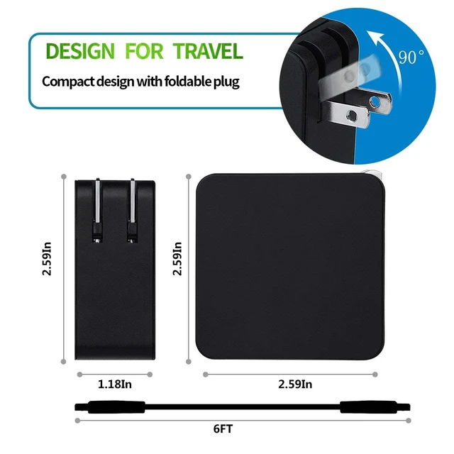 Alt view image 5 of 7 - 65W 20V 3.25A AC Charger Fit for Lenovo Yoga 700 700-11ISK 700-14ISK Yoga 900 900-13ISK 900-13ISK2 Yoga 3 Pro Yoga 4 Pro 80MK 80UE 80QD 80QE IdeaPad 700S Laptop Power Supply Cord