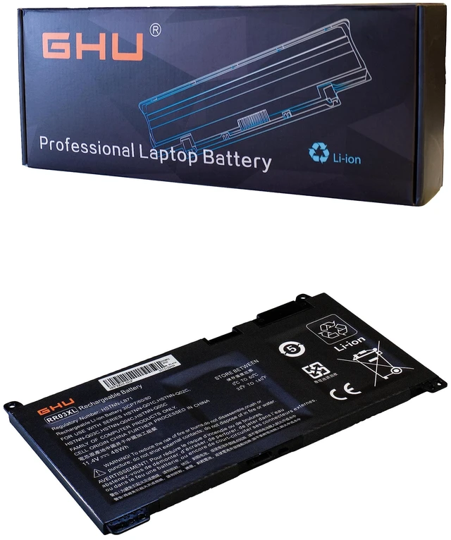 Main image of RR03XL Laptop Battery 48Wh Replacement for HP ProBook 430 440 450 455 470 G4 mt20, Compatible with HSTNN-Q02C HSTNN-UB7C 851477-421