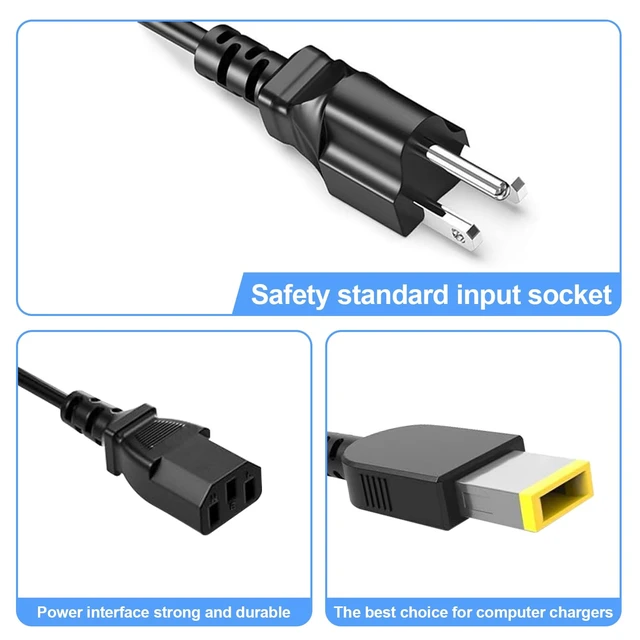 Alt view image 5 of 7 - 230W Laptop AC Charger Compatible with Lenovo Legion 5 7 5P C7 S7 Y910 Y920 Y540 Y545 Y740 Y730 Y900 Y7000, Compatible with Thinkpad P1 P73 P53 P72 P70 P51 P71 P16 230W Laptop Power Adapter Supply