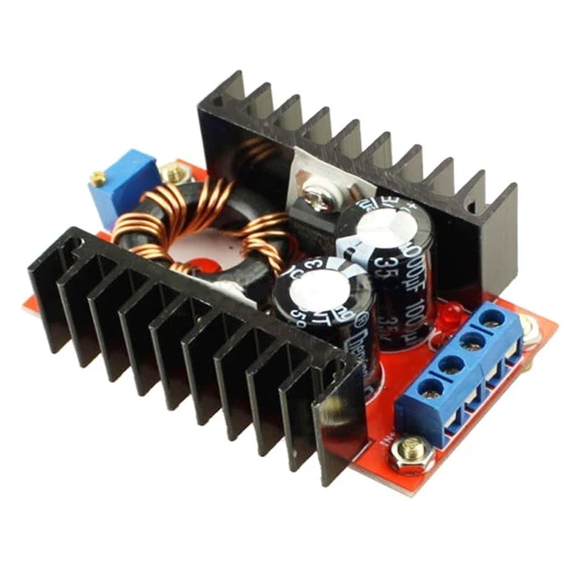 Alt view image 2 of 7 - 5PCS 150W DC-DC 10-32V to 12-35V Step Up Boost Converter Module Adjustable Power Voltage