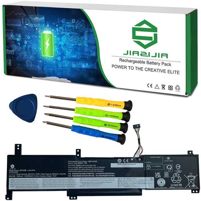 Main image of L20L3PF0 Laptop Battery Replacement for Lenovo IdeaPad 3-14ADA6 3-14ALC6 3-14ITL6 3-15ALC6 3-15ITL6 3-17ALC6 3-17ITL6 K14 S14 G2 ITL Series SB11B36276 5B11B36283 L20M3PF0 L20C3PF0 11.1V 45Wh