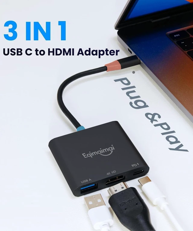 Alt view image 5 of 7 - Switch 2 Dock Compatible for Nintendo Switch 2 V23;Usbc to hdmi Adapter with HDMI 2.1 4K120Hz, 100w PD Port,USB-A Converter, Portable Steam Deck Compatible with NS1/2,Mac,MacBook,Laptops