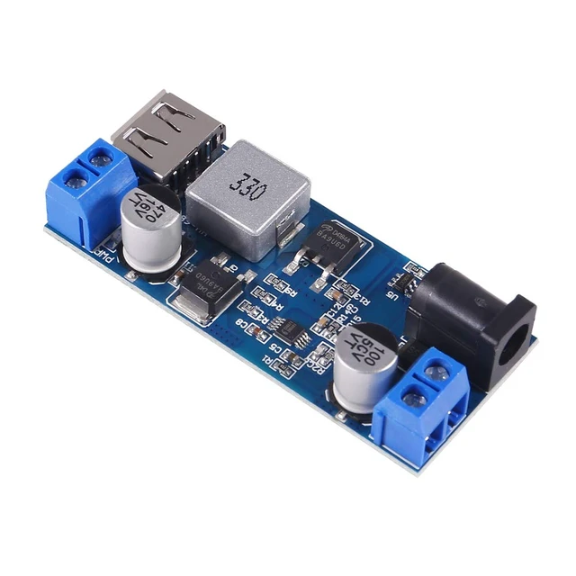 Alt view image 4 of 6 - 2pcs Buck Converter 12v to 5v 5A USB Voltage Regulator DC 9V-36V Step Down to DC 5V-5.3V 5.2V 3.5-6A Volt Transformer Power Supply Module for Phone Fast Charging (4pcs)