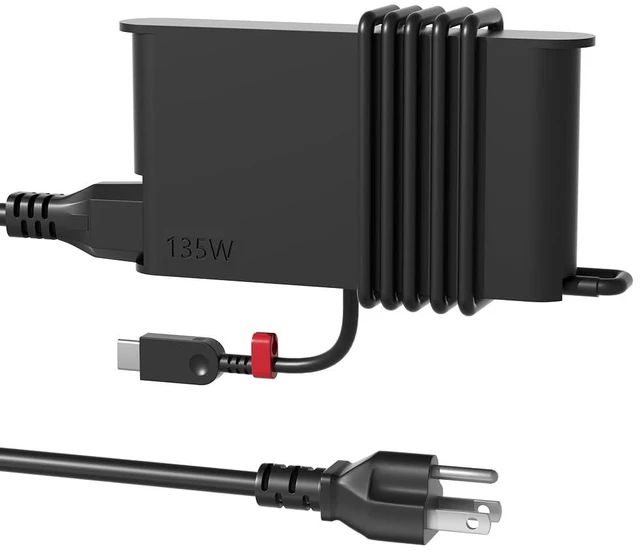 Main image of 135W USB C AC Adapter Charger for Lenovo ThinkPad Z16 P16s P15s P14s E16 E15 E14 T16 Yoga/Slim Pro 9 7 6 7i 9i Book 9 ThinkBook 16 14p 14 15 14s IdeaPad Slim/Pro 9 7 5 Legion 9 Laptop