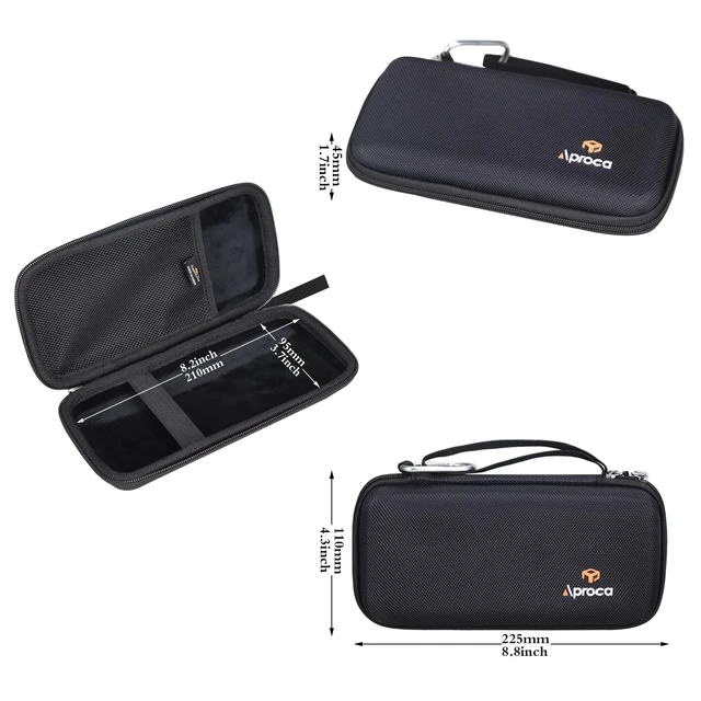 Alt view image 6 of 7 - Case Compatible with Texas Instruments TI-Nspire CX II CAS Color Graphing Calculator, Storage Portable Bag for Accessories -Black (Case Only)