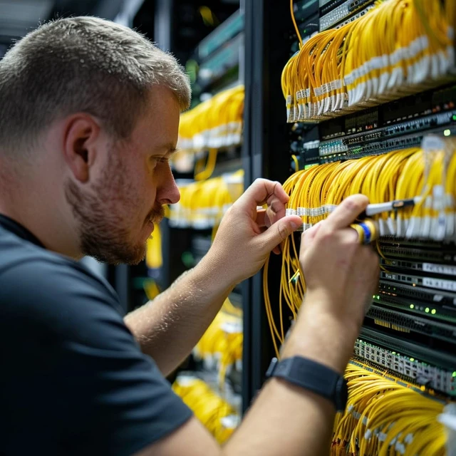 Alt view image 7 of 7 - 0.7 ft LC - SC Fiber Optic Cable Duplex MMF 62.5/125 Male-Female Hybrid UPC Polished OFNR Zipcord Jacket, Low Insertion Loss Fiber Optic Hybrid Adapter Cable