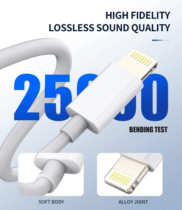 Alt view image 5 of 7 - Iphone Aux Splitter 3in1(2Pack)Dual Lightning to 3.5mm Headphone Jack Adapter Cable Dongle Charger Cord Audio Adaptador Para for 13 12 14 Pro Max X 7 8 Plus Ipad Music Earbud Charging Converter