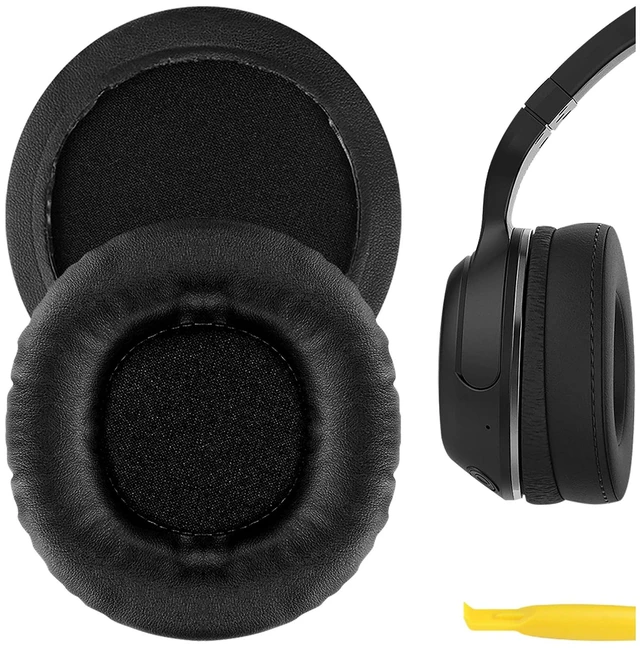 Main image of Replacement Ear Pads Compatible with Skullcandy Hesh, Hesh 2, Hesh 2 Wireless Headphones, Memory Foam Ear Cushions with Installation Video (Black)