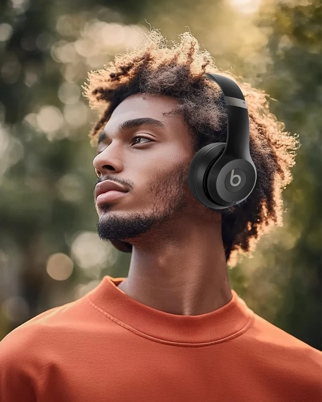 Alt view image 7 of 7 - Replacement Ear Pads for Beats Solo 4, Protein Leather, Black Ear Pads Cushions with Soft Protein Leather and Noise Isolating Memory Foam for Beats Solo 4 Wireless On Ear Headphones