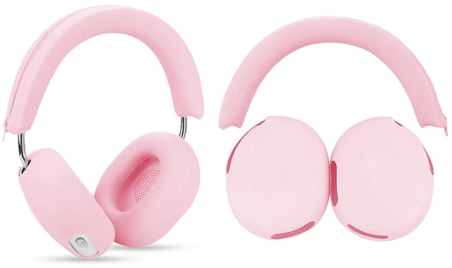 Main image of Silicone Sweat Ear Covers Headband Cover for SNOS ACE Headphones Accessories, Soft Earpad Covers Case Cover Protector Sweatproof & Easy to Clean -Pink