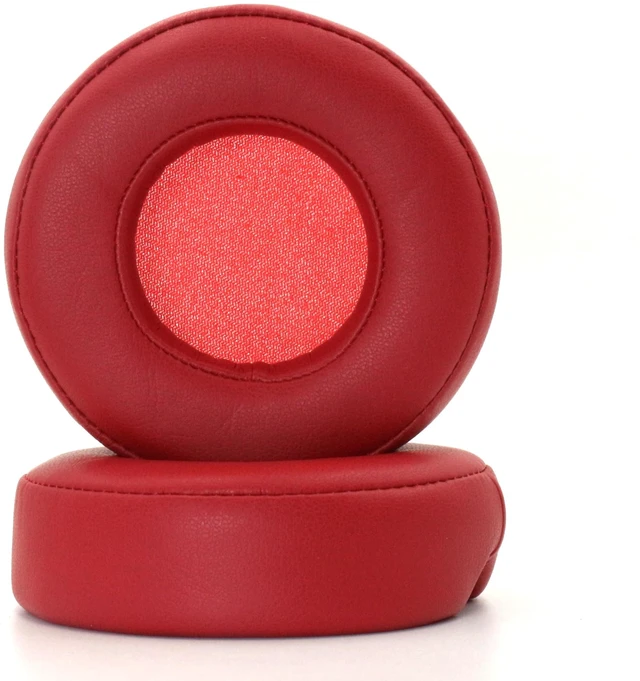 Main image of Replacement Ear Pads for Monster Beats Pro/by Dr Dre Detox Headphones red High-grade protein leather/memory foam ear pads and earmuffs