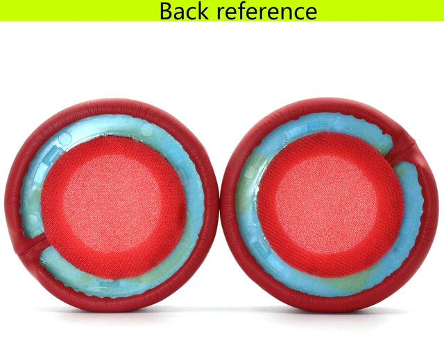 Alt view image 5 of 5 - Replacement Ear Pads for Monster Beats Pro/by Dr Dre Detox Headphones red High-grade protein leather/memory foam ear pads and earmuffs