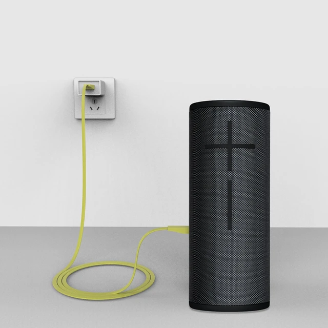 Alt view image 6 of 6 - UE Boom Wall Fast Charger Cable Cord Compatible with Ultimate Ear UE Boom2, Boom3, Megaboom 3, Miniboom, Blast, Megablast, Wonderboom 3, 2, 1, Roll2 Wireless Speakers (3.9 FT)