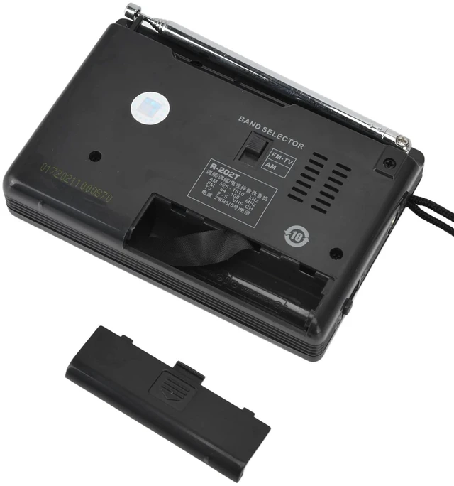 Alt view image 6 of 7 - R-202T Audio - Portable AM/FM/TV Band for Indoor/Outdoor Use with External Headphones