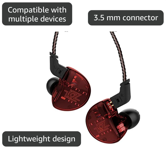 Alt view image 3 of 5 - Acoustics ZS10 Pro in-Ear Earphones Black 3 5 mm