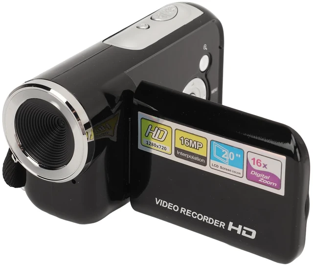 Main image of Portable 1080P HD 16MP Digital Camera, 16x Zoom Video Camera Camcorder, 2 Inch LCD Screen, Self Timer, Video Recording Vlogging DV Digital Camcorder with Handheld