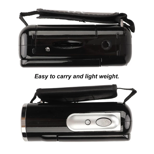 Alt view image 4 of 7 - Portable 1080P HD 16MP Digital Camera, 16x Zoom Video Camera Camcorder, 2 Inch LCD Screen, Self Timer, Video Recording Vlogging DV Digital Camcorder with Handheld