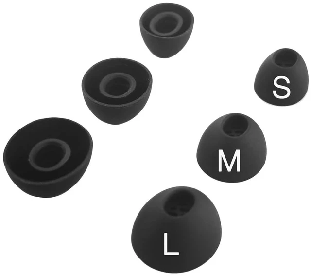 Main image of Replacement Silicone Eartips for OnePlus Earbuds,Obsidian Black Compatible with OnePlus Buds Pro 2 / OnePlus Buds 4 Earbuds Earpad,Upgrade with Dust Filter