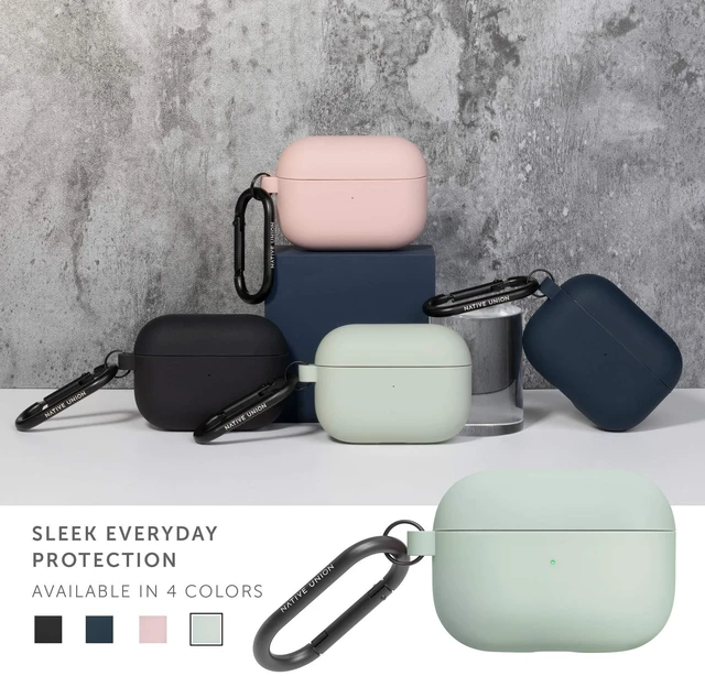 Alt view image 7 of 7 - Roam Case for AirPods Pro Silky & Matte Liquid Silicone Case - Compatible with AirPods Pro, Airpods Pro 2 (Sage)