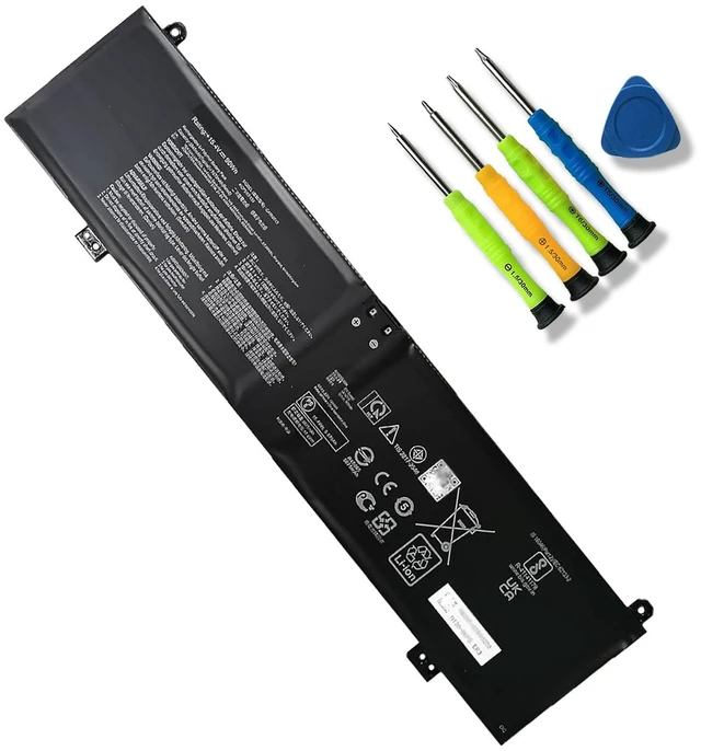 Main image of C41N2013 C41N2013-1 90Wh Battery Replacement for Asus ROG Strix G15 G533 G17 G733 Rog Strix Scar 15 G513 17 G713 Zephyrus M16 GU603 G15 GA503 S17 GX703 Series 15.4V 5675mAh
