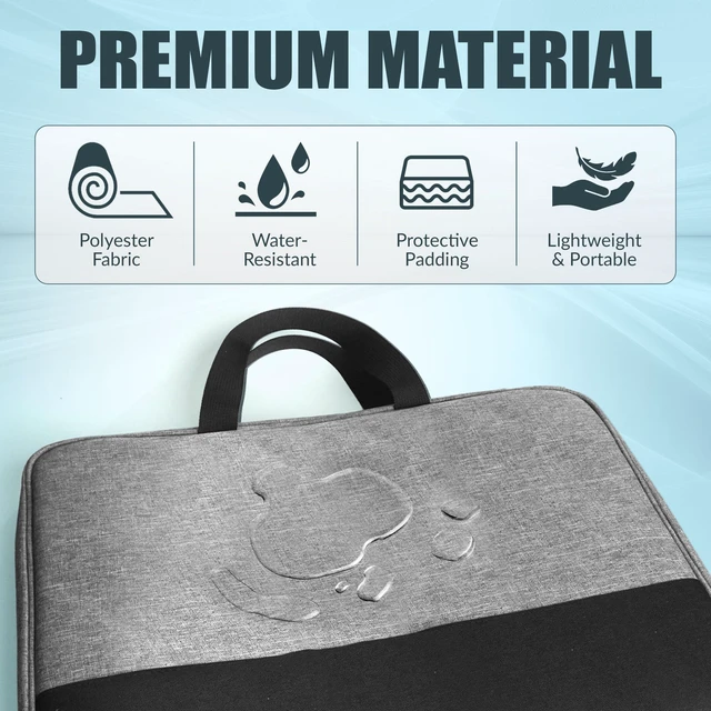 Alt view image 5 of 7 - Laptop Sun Shade Bag - Fits Up to 16" Laptops, Provides Privacy, Glare Protection - Ideal Laptop Sun Shade for Working Outside