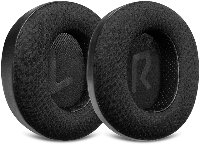 Main image of Ear Pads Cushion for Fiio FT1, FT1 Pro, JT7 Headphone, Replacement Beveled Earpads with Memory Foam (Black Polyester Hybrid)