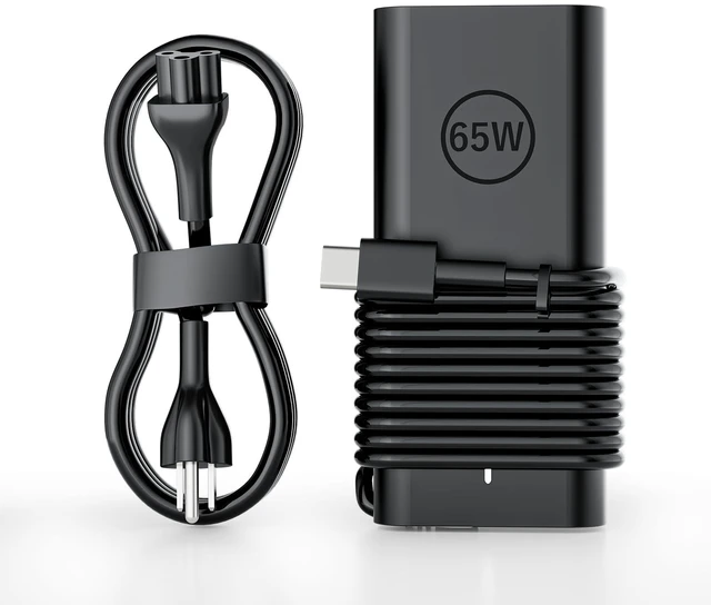 Main image of 65W USB C Laptop Charger Fit for Dell Latitude 5420 Inspiron XPS Precision 20V 3.25A Type C PD Fast Charging AC Adapter Compatible with Dell Pro Vostro Chromebook 450-BFMC YYDXV DA65NM190 Power Supply