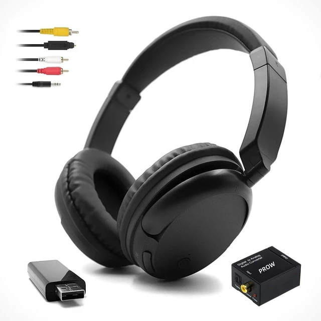 Main image of Wireless Headphones for TV Watching with USB Transmitter, Wireless TV Headphones for Seniors, Bluetooth5.3 Headset, No Audio Delay 30H Battery Life, Comfortable Fit for the Elderly and Parents