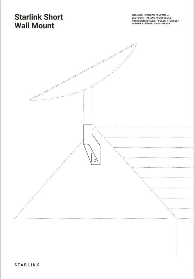 Alt view image 4 of 7 - Starlink Short Wall Mount