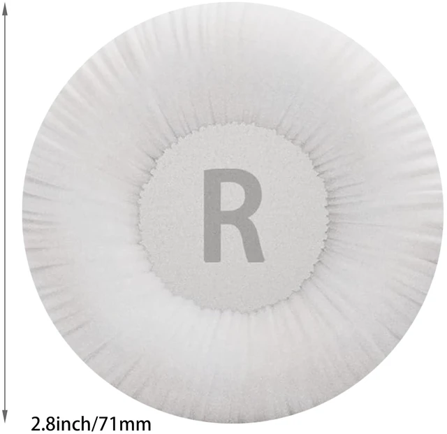 Alt view image 2 of 4 - Replacement earpads Compatible with JBL Tune 510BT Headphones White/high-density sound-isolating soft ear pads, protein leather material